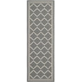 thumbnail image 2 of Safavieh Courtyard Grey Indoor Outdoor Rug - Runner 2'3" x 10', 2 of 5