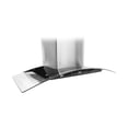 thumbnail image 1 of Campana extractora De Pared Negra 90CM Cristal Curva Eb tecnica EB-392, 1 of 4