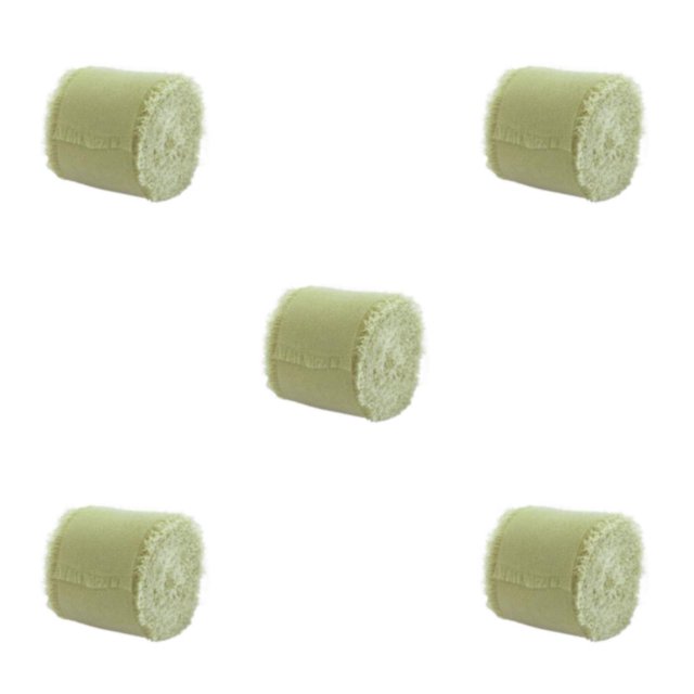 Ounissouiy Cinta de gasa con flecos Fácil de usar y hermosa Cinta para manualidades Cinta para ramos de novia Cintas thin180 Type2 NO2