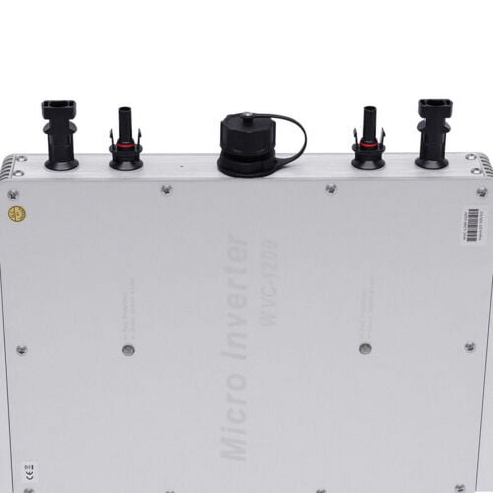 Solar Micro Inverter Waterproof WVC-1200W Grid Tie MPPT Pure Sine Wave DC to AC