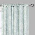 thumbnail image 3 of Brookstone® Zoey Leaf 84-Inch Rod Pocket 100% Blackout Window Curtain Panel in Spa, 3 of 3