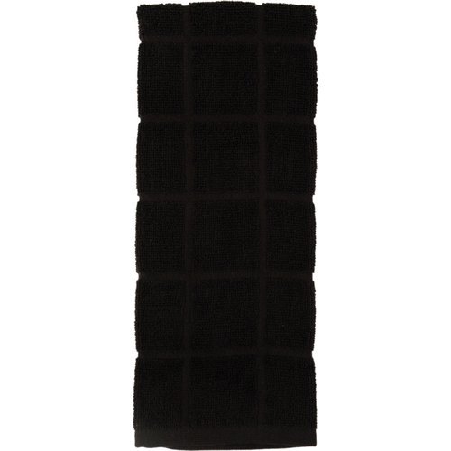 Mainstays Solid Rich Black Kitchen Towel