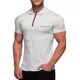 thumbnail image 3 of Playera Polo Hombre Slim Fit Manga Corta Moda Cierre G, 3 of 8