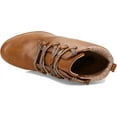 thumbnail image 4 of LifeStride Womens Zone Lace Up Wedge Bootie Whiskey Brown 6W, 4 of 5