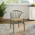 thumbnail image 2 of Modern Contemporary Urban Design Dining Kitchen Room Side Chair, Wood, Grey Gray, 2 of 5