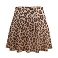 thumbnail image 2 of HELLHERO Built-in Shorts Tennis Skirt for Pickleball Golf, Leopard Design Polyester Spandex 2 Side Pockets Golf Skirts Soft, 2 of 7
