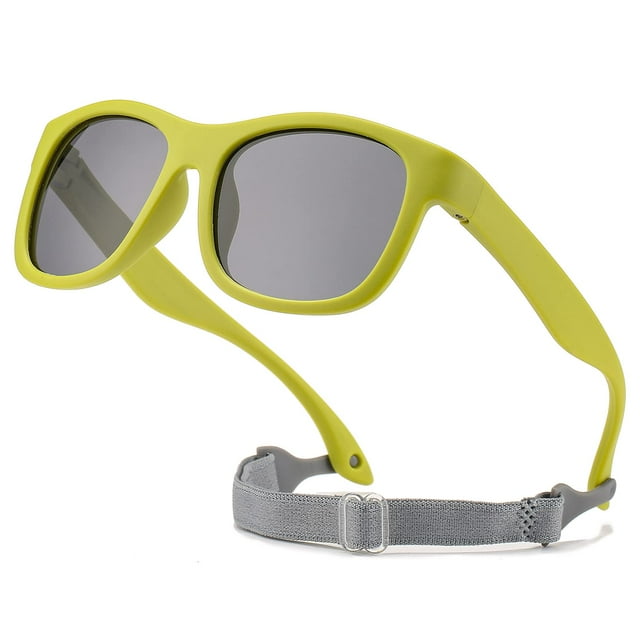 Gafas de Sol para Bebé HJSTES Polarizadas con Marco Flexible de TPEE 0-3 Años