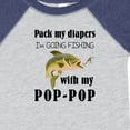 thumbnail image 4 of Inktastic Pack My Diapers I Am Going Fishing with Pop-pop Boys or Girls Baby Bodysuit, 4 of 5