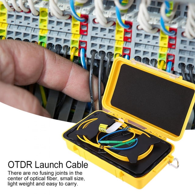 Gupbes LC/APC-LC/APC OTDR Cable Box Optical Fiber Dead Zone Single Mode 2000M,Single Mode Cable,Fiber Optic Cable Box