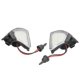 thumbnail image 3 of Luz para espejo retrovisor, luz para espejo retrovisor, lámpara para espejo lateral, lámpara para esretrovisor, de 2pcs LED Luz de espejo retrovisor 6000K IP67 Lámpara impermeable Apto para /Rabbit/R3, 3 of 8