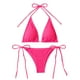 thumbnail image 2 of Gibobby Conjunto de Bañador Sexy Traje de baño de dama Bandeau Bikini Mujeres PushUp Vendaje Conjunto brasileño Ropa de playa Traje de baño Conjunto Traj(Rosa,G), 2 of 4