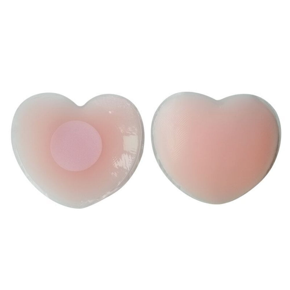 Valcatch Nipple Covers 4 Pairs for Women, Reusable Adhesive Invisible  Pasties Silicone Cover for Dress Pink 