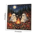 thumbnail image 6 of Halloween Diamond Painting Kit, Spooky Pearl Art DIY for Adults, Festive Wall Decor (White), 6 of 6