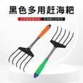 thumbnail image 3 of Raindrops 12.5 Inch Stainless Steel Garden Rake with Pointed Claws and Lightweight for Yard and Lawn Care, 3 of 6