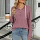thumbnail image 2 of Suéter de maternidad,Sudadera con capucha para mujer, informal, de manga larga con cremallera, de poliéster, suave y cómoda para uso diario, sopatenor, 2 of 9
