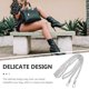 thumbnail image 3 of 1PC Iron Flat Chain Handbag Chain Purse Strap Shoulder Bag Cross Body Bag Replacement Strap (Silver), 3 of 4