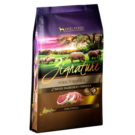UPC: 0888641131600 | Zignature Pork Formula Dry Dog Food 4 Lb