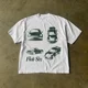 thumbnail image 4 of Camiseta de hombre Y2k, ropa urbana de verano Harajuku, estampado de gato naranja, clásica, de manga corta, ajustada, para mujer, 4 of 5