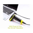 thumbnail image 2 of USB Barcode Scanner with Stand Automatic Sensing 1D Handheld Wired Laser Bar Code Reader Portable Hand Bar Code Scanner Fast Auto Scan for Warehouse Retail Store Library Supermarket POS, 2 of 7