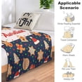 thumbnail image 4 of Custom Christmas Name Blanket for Kids Adults, Personalized Merry Christmas Elk Christmas Tree Fleece Throw Blankets, Christmas Customized Gifts for Family Friends Mom Dad Grandma Grandpa, 4 of 6