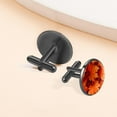 thumbnail image 6 of Maple Leaf Men Cufflinks for Dress Shirts - Stainless Steel Cuff Link for Formal Attire, 6 of 6