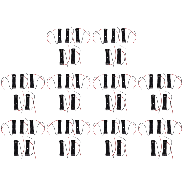 5 Uds Nuevo 18650 17500 18500 Batería 3 6 ~ 4 2 V Caja Soporte Clip