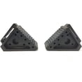 thumbnail image 1 of WHAMVOX 2pcs Truck Wheel Chocks Heavy Duty Rubber Triangle Pad for Safe Parking Control for Fleet Managers, 1 of 8