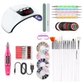 thumbnail image 1 of Youkk Nail Lamp Starter Kit LED Nail Dryer with Nail Files Nail Brush Rhinestones Manicure Tools Set, 1 of 5