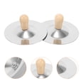 thumbnail image 1 of OULII 2Pcs Silver Mini Round Finger Cymbals for Musical Instruments and Children Educational Tool, 1 of 7