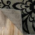 thumbnail image 4 of Superior Modern Floral Scroll Pet and Kid-Friendly Indoor Runner Rug, 5'x8', Blue, 4 of 5