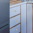 thumbnail image 4 of HONMEET 3 Pcs Matériel de Commode Bois Doré Moderne Minimaliste Décoration Maison, 4 of 8