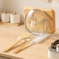 thumbnail image 4 of shyuyusa Stainless Steel Pot Lid & Cutting Board Rack, Multi-purpose Kitchen Countertop Holder, Spatula Storage Organizer & Tableware Finishing Rack, 4 of 6