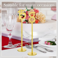 thumbnail image 2 of 20 Pcs Table Numbers Wedding Table Numbers Wood Table Numbers for Wedding Reception Stands Seat Numbers with Holder, 2 of 7