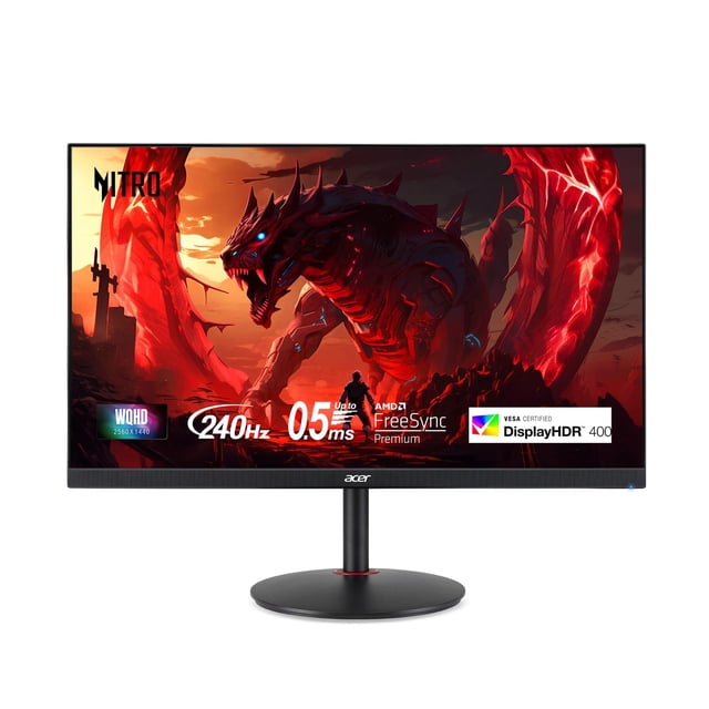 Monitor Gamer Acer Nitro QHD IPS 240Hz AMD FreeSync Premium