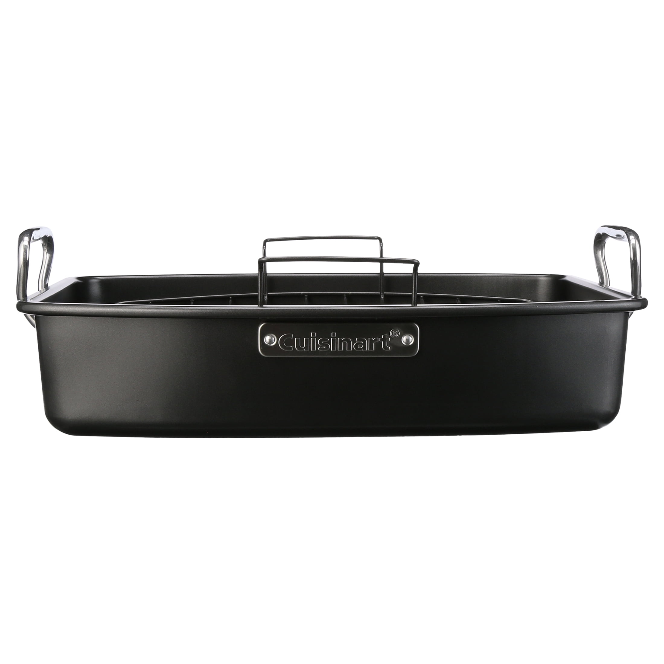 Cuisinart Ovenware Classic Collection Carbon Steel Roaster With Rack 17 X  12 In., Roasting & Broiling Pans, Household