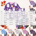 thumbnail image 3 of NOLDARES Toddler Girls Boys Halloween Pajamas Set Kids Pumpkin Print Sleepwear Pjs Long Sleeve 2pcs Soft Jammies(Yellow,6-7 Y), 3 of 9