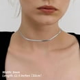 thumbnail image 4 of FindChic Herringbone Necklace for Women Stainless Steel Layered Choker Adjustable Snake Chains Birthday Mothers Day Jewelry Gifts Her Mom Wife Lady Female Adults Age Ideas, 3mm/12.5inch, 4 of 9