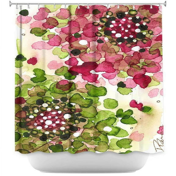 Shower Curtains 70" x 73" from DiaNoche Designs by Dawn Derman - Hydrangea