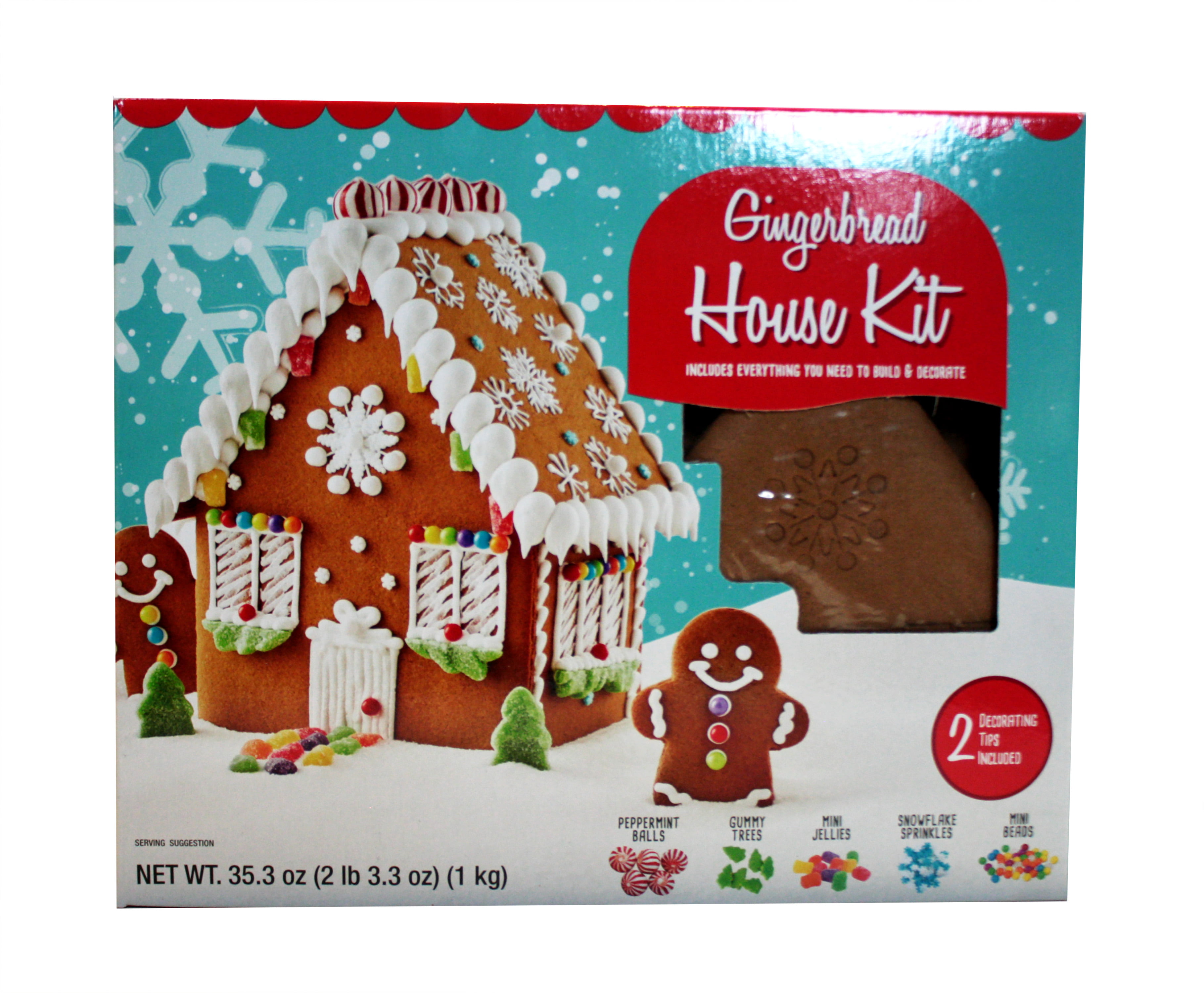 Chocolate gingerbread house kit
