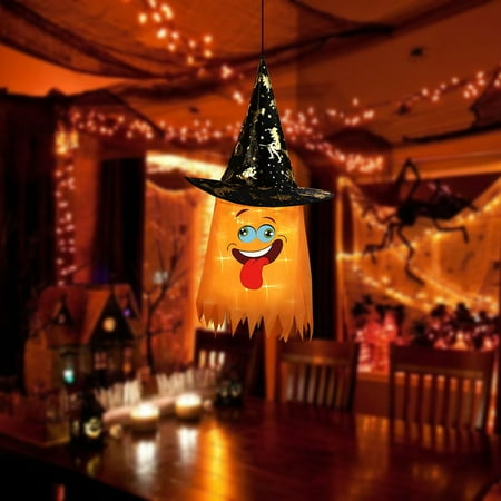 

Tagold Halloween Decorations Savings Clearance for Home Halloween Luminous Hat Phantom Halloween Costume Party Decorative Pendant
