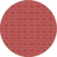 thumbnail image 1 of Ahgly Company Machine Washable Indoor Round Transitional Red Area Rugs, 5' Round, 1 of 7