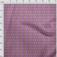thumbnail image 4 of oneOone Viscose Jersey Purple Fabric Asian Ikat Craft Projects Decor Fabric Printed By The Yard 60 Inch Wide, 4 of 5