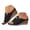 Black, variant on Slip on Wedge Sandals for Women Leather Open Toe Platform Summer Beach Slides Espadrilles Comfortable Dressy Sandal Mules Size 6-10 Green