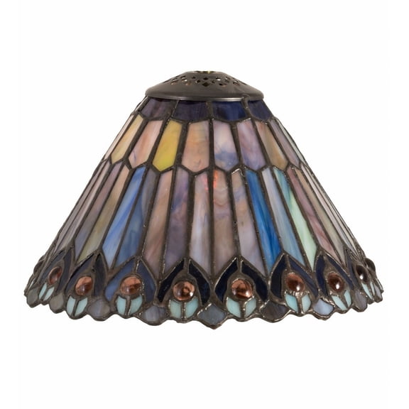 Meyda Tiffany 21626 Tiffany Jeweled 4.5" Tall Lamp Shade