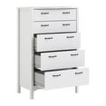 thumbnail image 6 of Pemberly Row 5 Drawer Chest in White, 6 of 12
