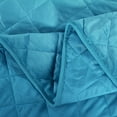 thumbnail image 6 of Home Soft Things 5 Piece Velvet Quilted Bedspread Set - Storm Blue - Oversize King (122" x 106"), 6 of 7