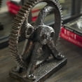 thumbnail image 5 of 8" x 9" Brown Polystone Gear Sculpture, by DecMode, 5 of 14
