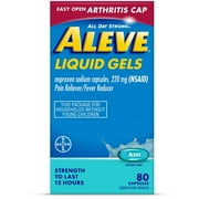Aleve Liquid Gels Arthritis Cap -- 80 Capsules