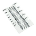 thumbnail image 1 of Regla de medición de tornillos Comprobador de tamaño de rosca Calibre de longitud y rosca Tuerca y perno Blanco, 1 of 9