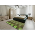 thumbnail image 4 of Ahgly Company Indoor Square Patterned Green Onion Green Area Rugs, 5' Square, 4 of 6